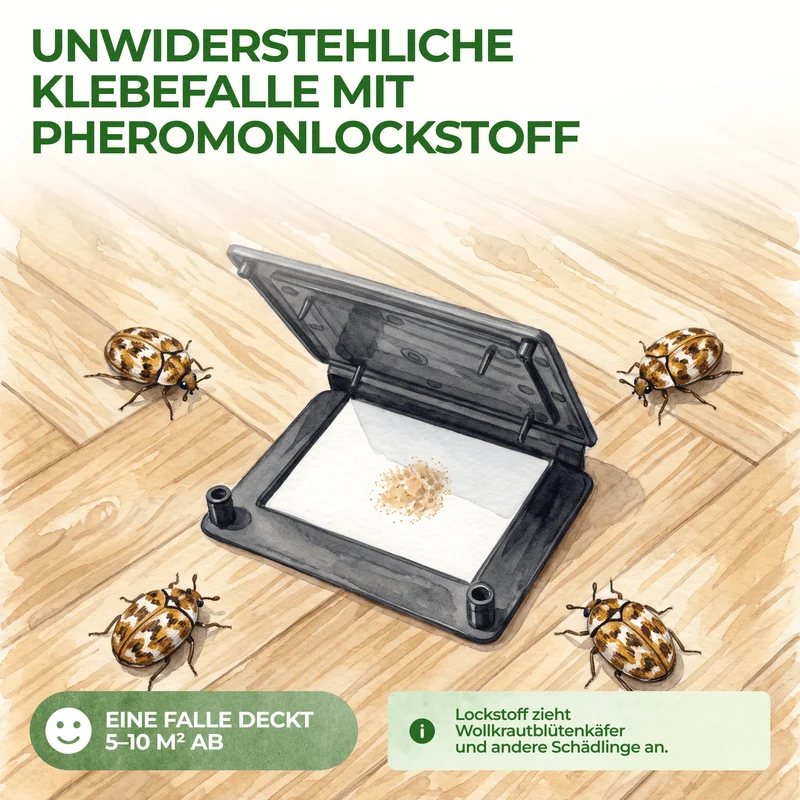 Wollkrautblütenkäfer Falle