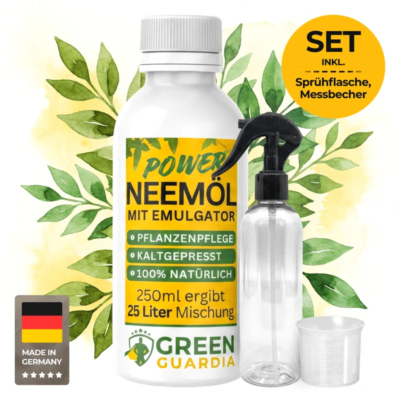 Huile de neem avec émulsifiant pour le soin des plantes