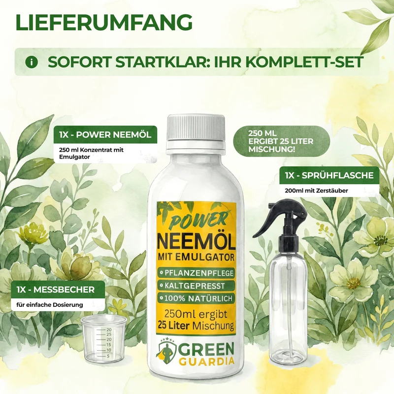 Neemöl mit Emulgator zur Pflanzenpflege