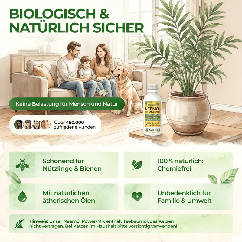 Neemöl mit Emulgator zur Pflanzenpflege