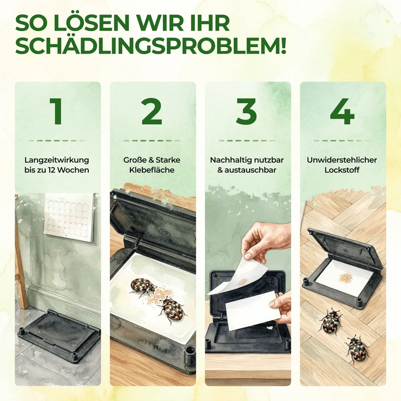 Teppichkäfer Falle