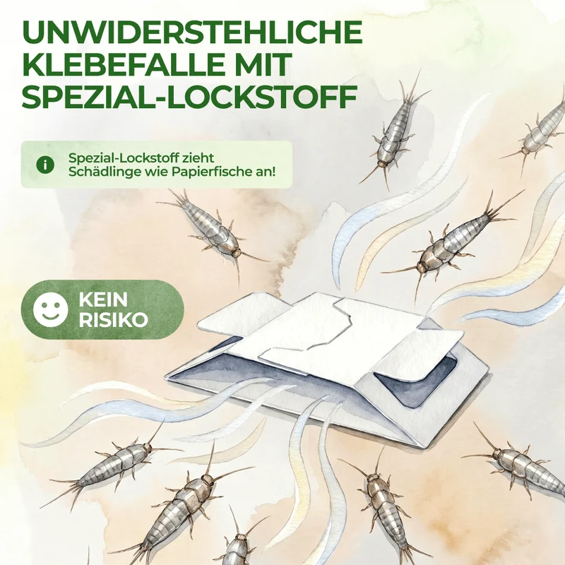 Papierfisch Falle