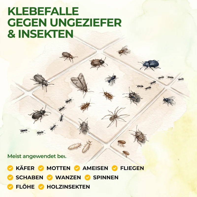 Ongedierte-/insectenval met speciaal lokmiddel