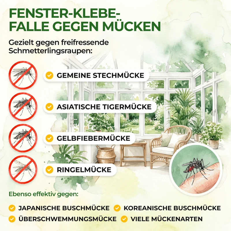 Mücken Fenster-Falle