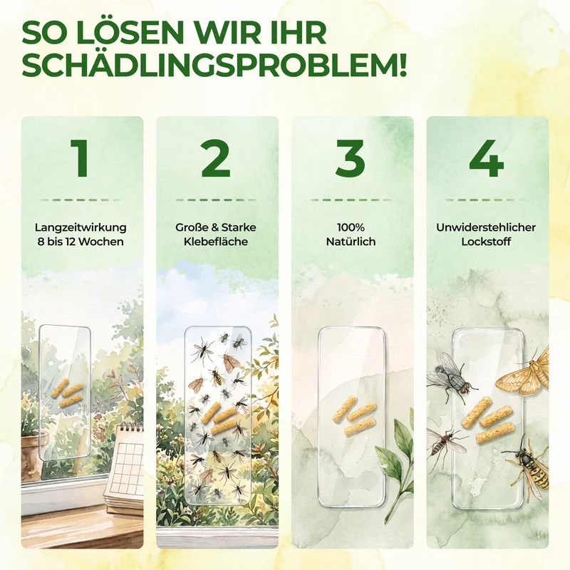 Fluginsekten Fenster-Falle