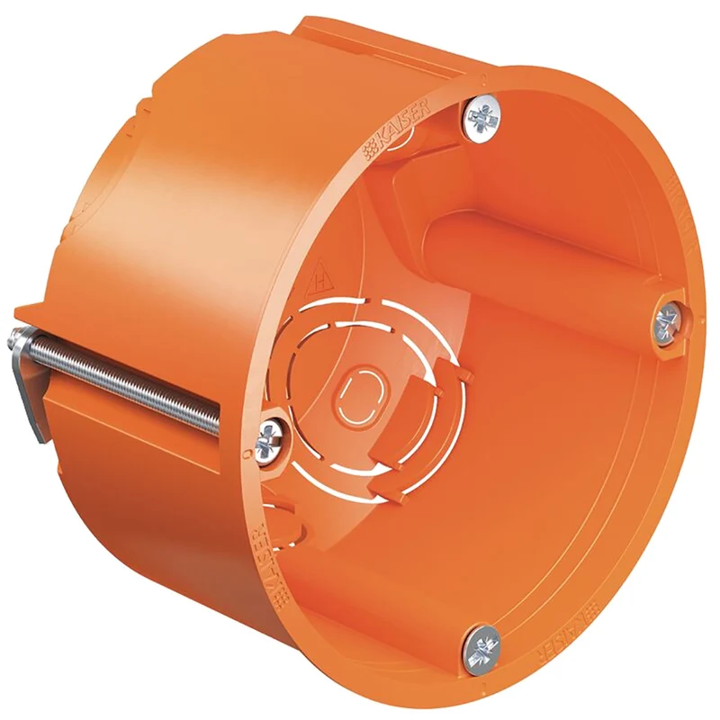 Hohlwanddose orange