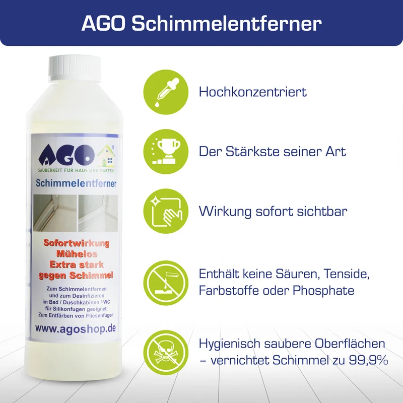 AGO Schimmelentferner mit Pinsel