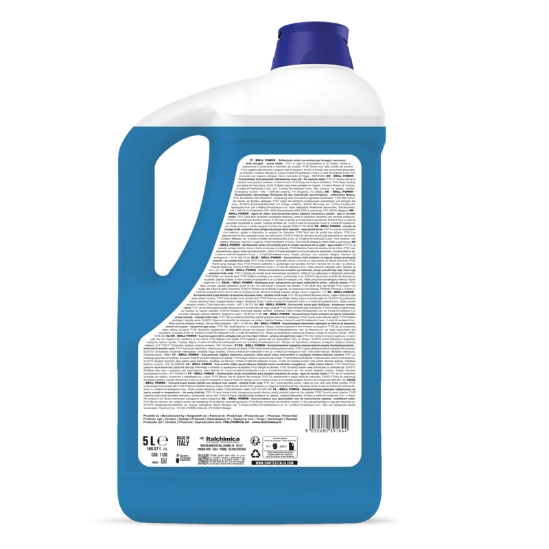 Brillantante acido per lavastoviglie Sanitec BRILL POWER 5L