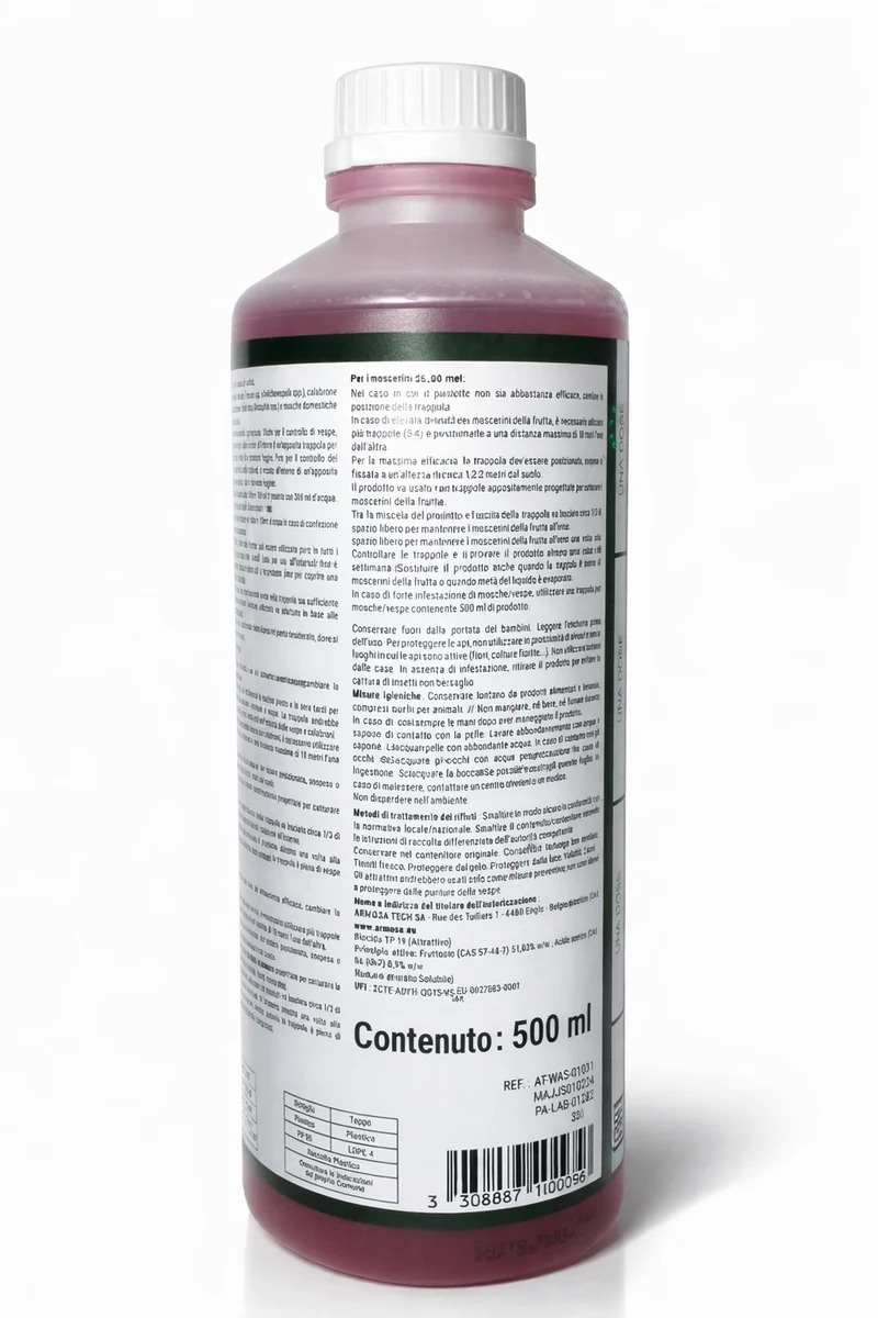 Trappola ecologica per vespe e calabroni Copyr - Ricarica 500 ml