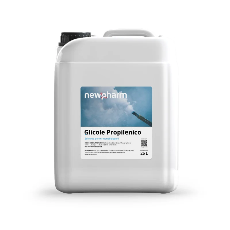 Solvente per fumigazioni Newpharm Glicole Propilenico 25 lt