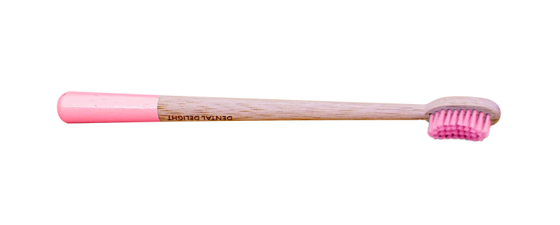 Dental Delight Bambus Zahnbürste Beautiful Bamboo - Pink