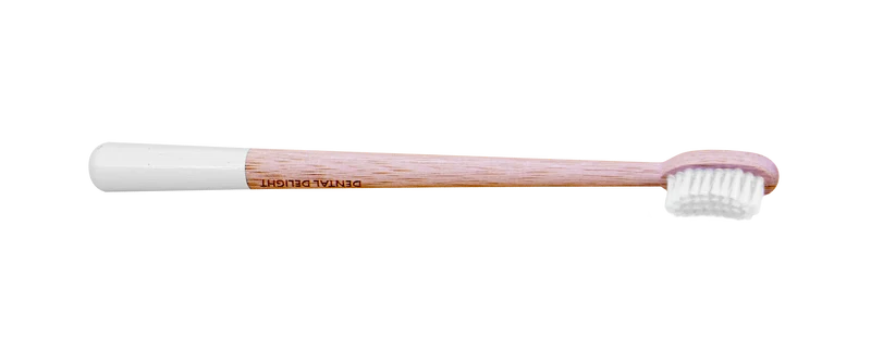 Dental Delight Bambus Zahnbürste Beautiful Bamboo - Weiss