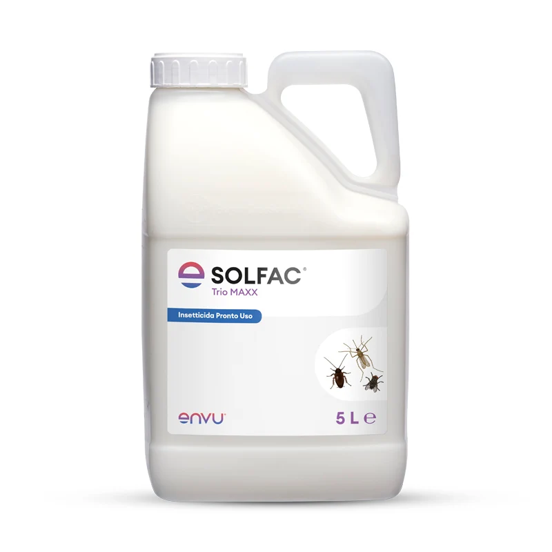 Insetticida per blatte zanzare e insetti vari ENVU SOLFAC TRIO MAXX 5l