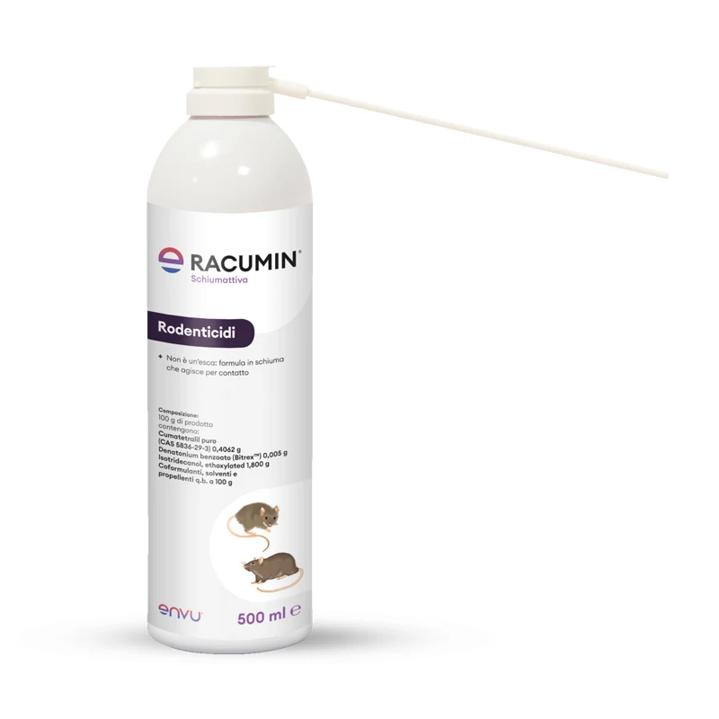 Esca rodenticida per topi e ratti Envu Racumin Schiuma attiva 500 ml