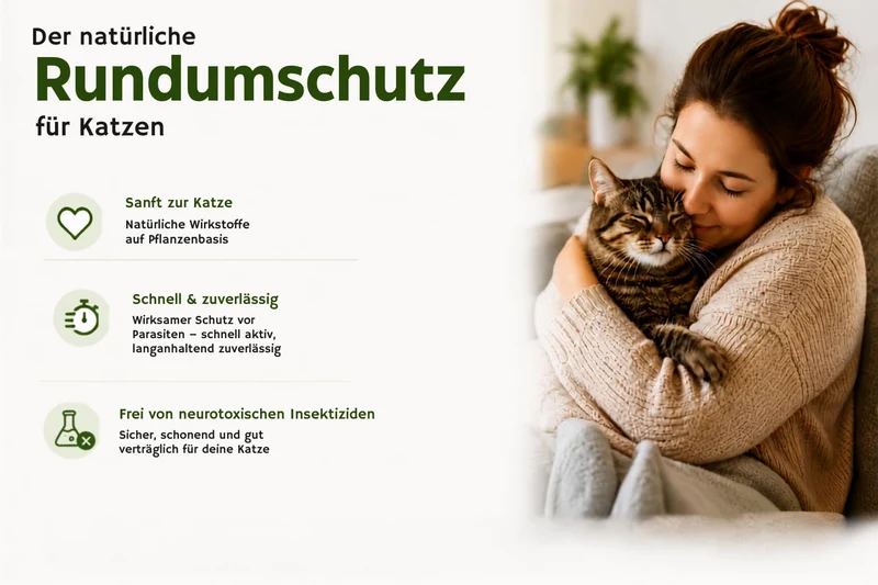 Animal Vita® Combo Spot On natürlicher Zeckenschutz für Katzen [6 Monate Schutz]