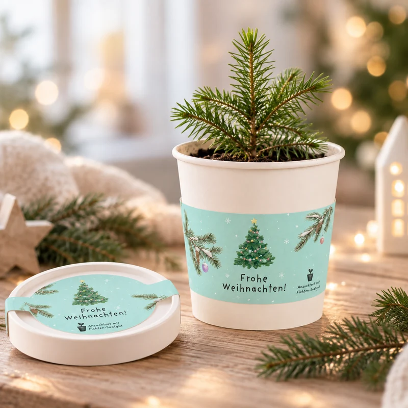 Frohe Weihnachten - Becher