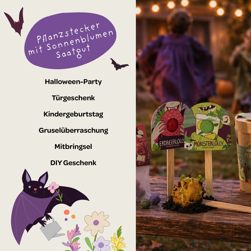 Halloween - Blumenlolly - Sonnenblume