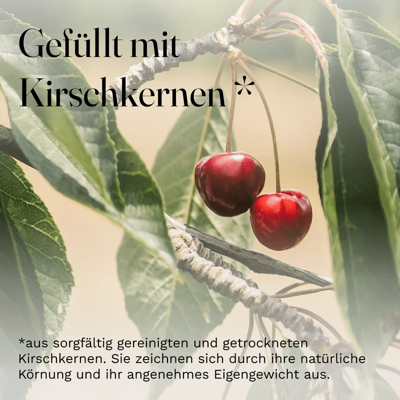 Kinder-Kirschkernsäckchen Kirschkernkissen ca. 17x16 cm Wärmekissen