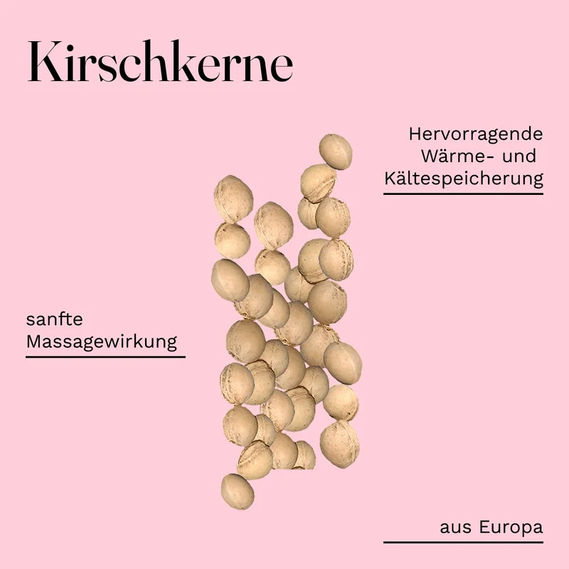 Kinder-Kirschkernsäckchen Kirschkernkissen ca. 17x16 cm Wärmekissen