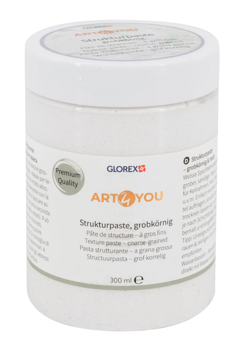 Strukturpaste grobkörnig 300 ml Premium Qualität – Struktur & Reliefpaste