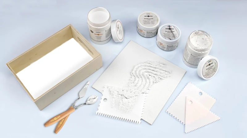 Strukturpaste Feinkörnig 150ml Premium Qualität – für Acryl & Mixed Media