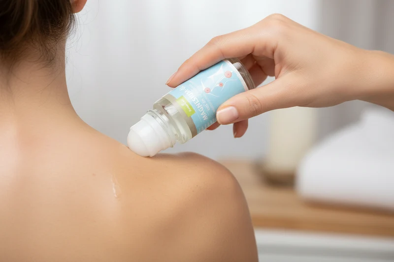 Magnesium-Öl Roll On 50 ml – Konzentrat Magnesiumchlorid-Lösung zur äußerlichen Anwendung – Entspannung, Regeneration & Muskelpflege – praktischer Roll-On-Applikator