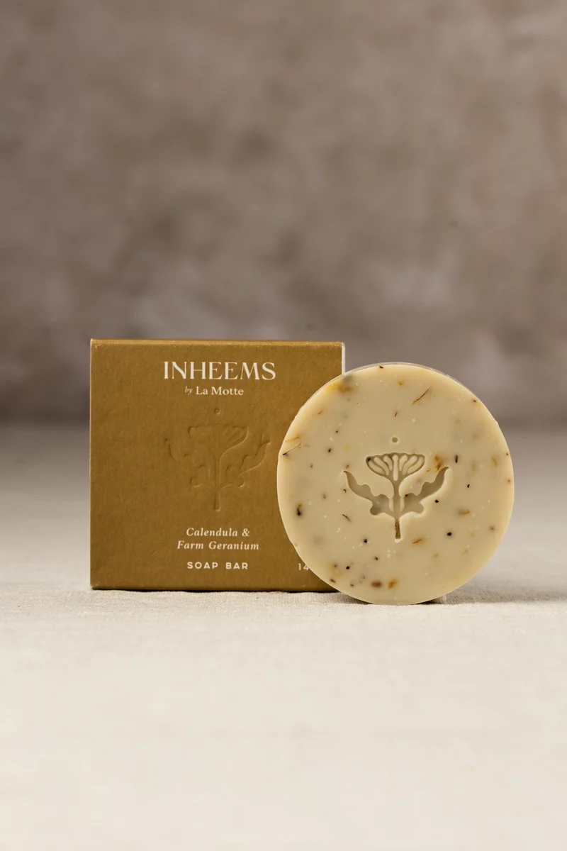 Inheems Soap Bar – Calendula and Farm Geranium
