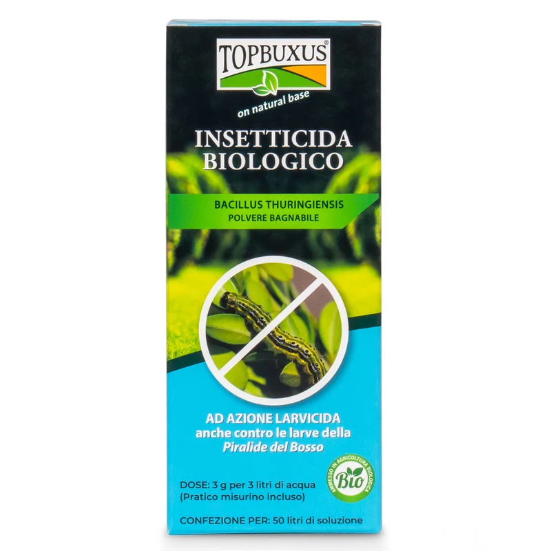 TOPBUXUS Insetticida Biologico - Trattamento Contro Piralide del Bosso