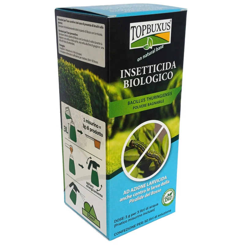 TOPBUXUS Insetticida Biologico - Trattamento Contro Piralide del Bosso