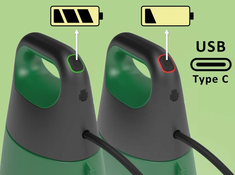 TOPBUXUS Elektrisches Spritzgerät 8L - Wiederaufladbar