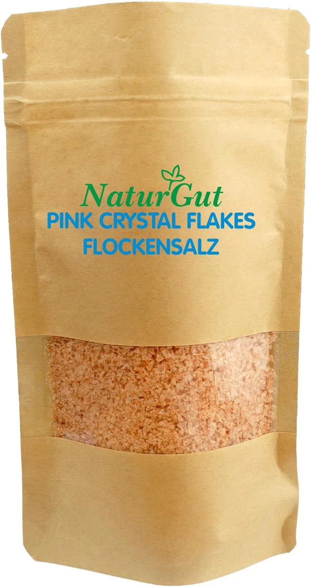 Pink Crystal Flakes Flockensalz Kristallsalz Fleur de Sel 125g
