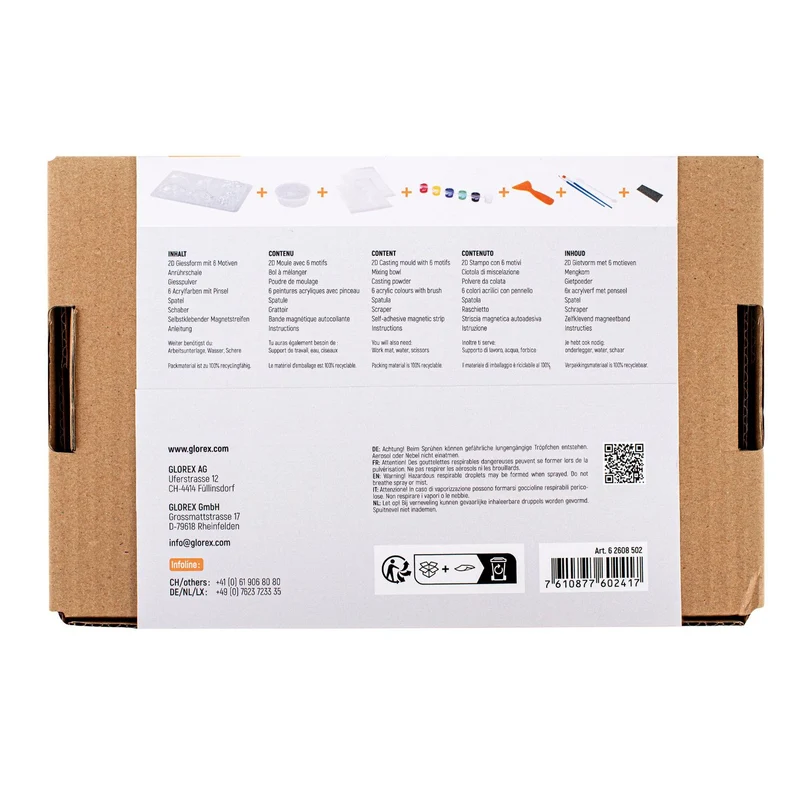 Giess-Set Baufahrzeuge Bastelset