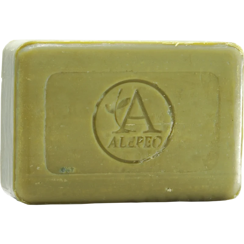 Aleppo Olivenölseife mit Bergamottenduft 100 g – Handgesiedete Naturseife – Frischer Zitrusduft