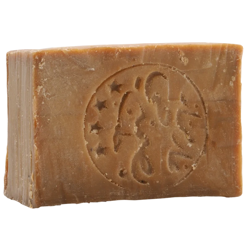 Aleppo Olivenölseife 12% Lorbeeröl 200 g – Handgesiedete Naturseife – Traditionelle Olivenölseife