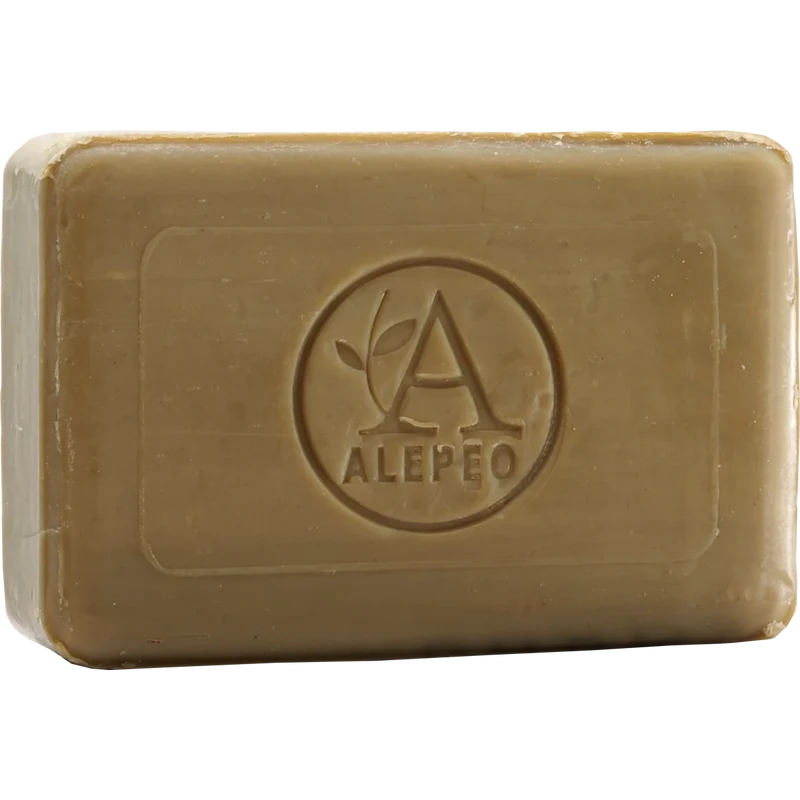 Aleppo Olivenölseife Moschus-Amber-Duft 100g Handgesiedet Orientalischer Duft