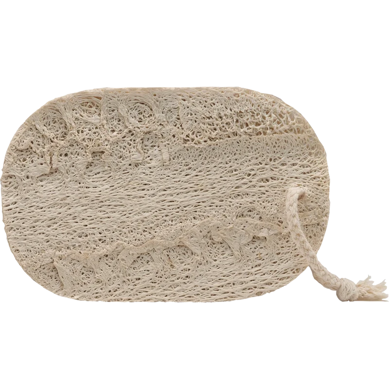 Luffa Schwamm mit Kordel | Natürlicher Peeling- & Spülschwamm | 100 % Luffa | Plastikfrei, Vegan & Biologisch Abbaubar | Für Körperpflege, Bad, Küche & Haushalt
