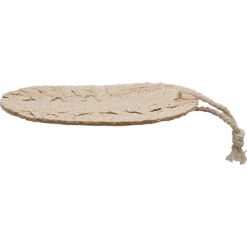 Luffa Schwamm mit Kordel | Natürlicher Peeling- & Spülschwamm | 100 % Luffa | Plastikfrei, Vegan & Biologisch Abbaubar | Für Körperpflege, Bad, Küche & Haushalt