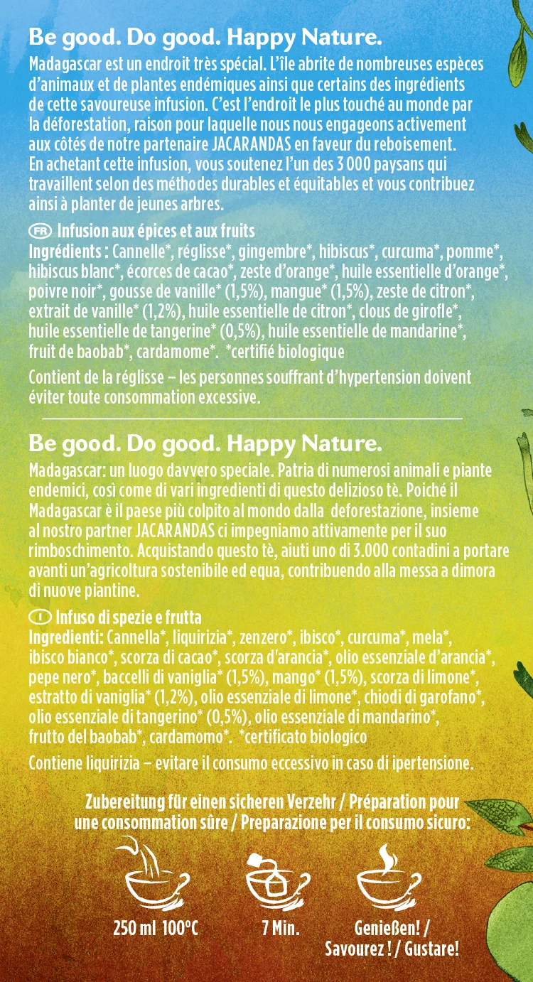 Yogi Tea Happy Nature - Bio & Vegan, 17x1,9g