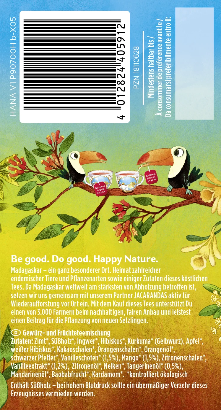 Yogi Tea Happy Nature - Bio & Vegan, 17x1,9g
