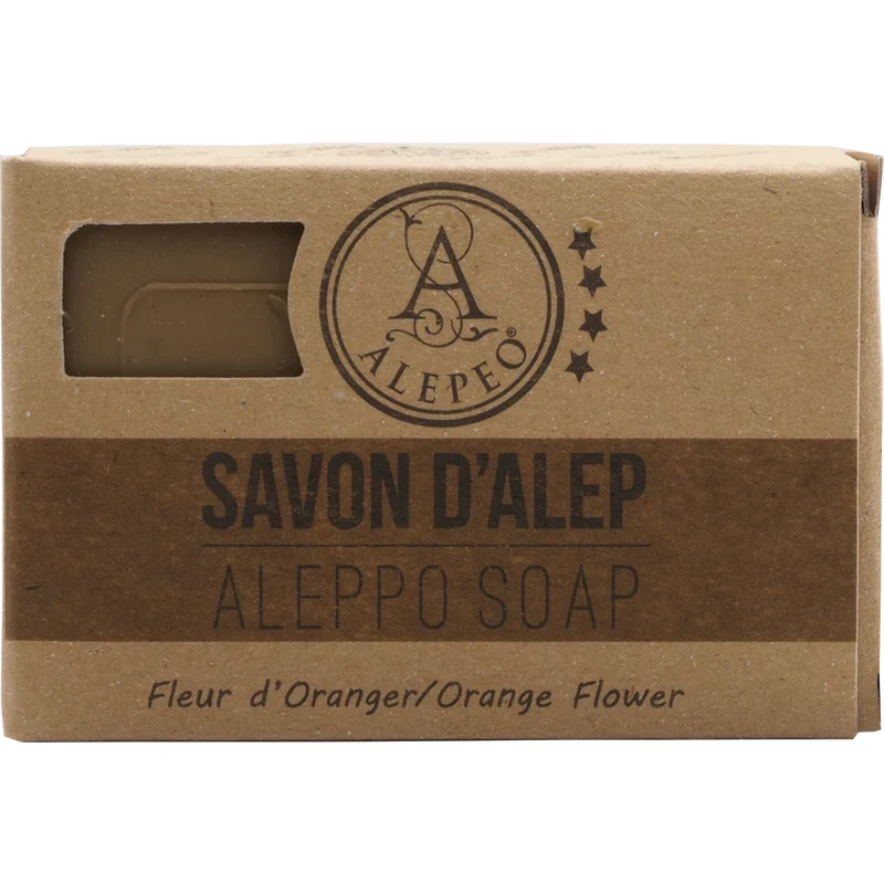 Aleppo Olivenölseife mit Orangenblütenduft 100 g