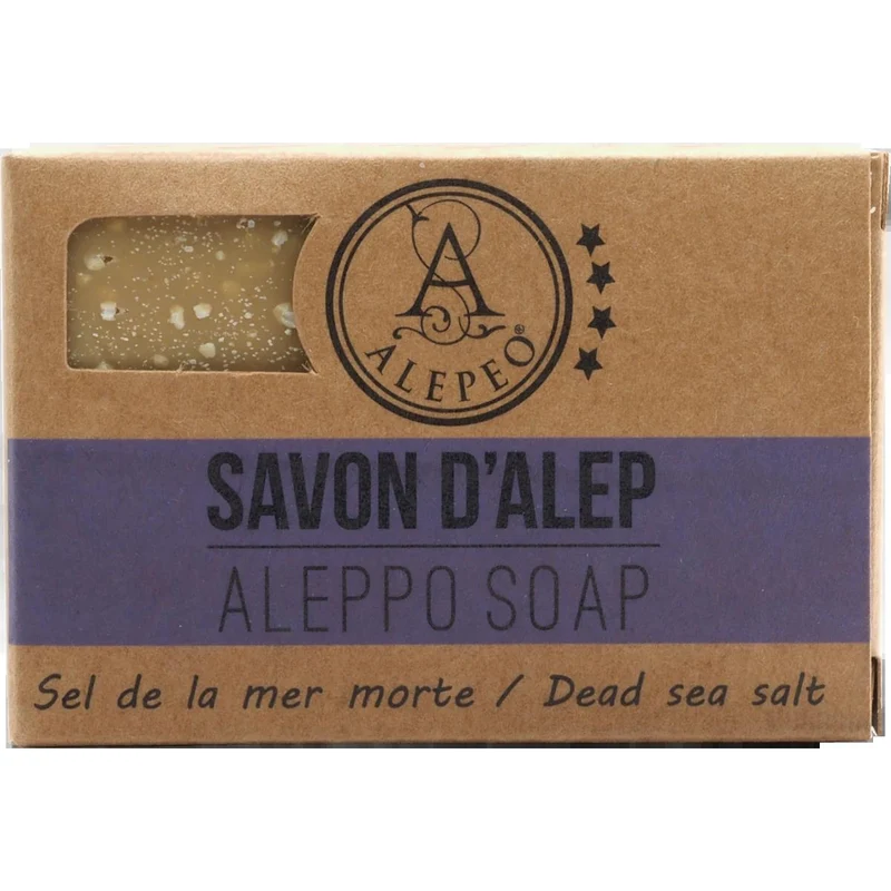 Aleppo Ölivenölseife mit Totem Meersalz 100 g