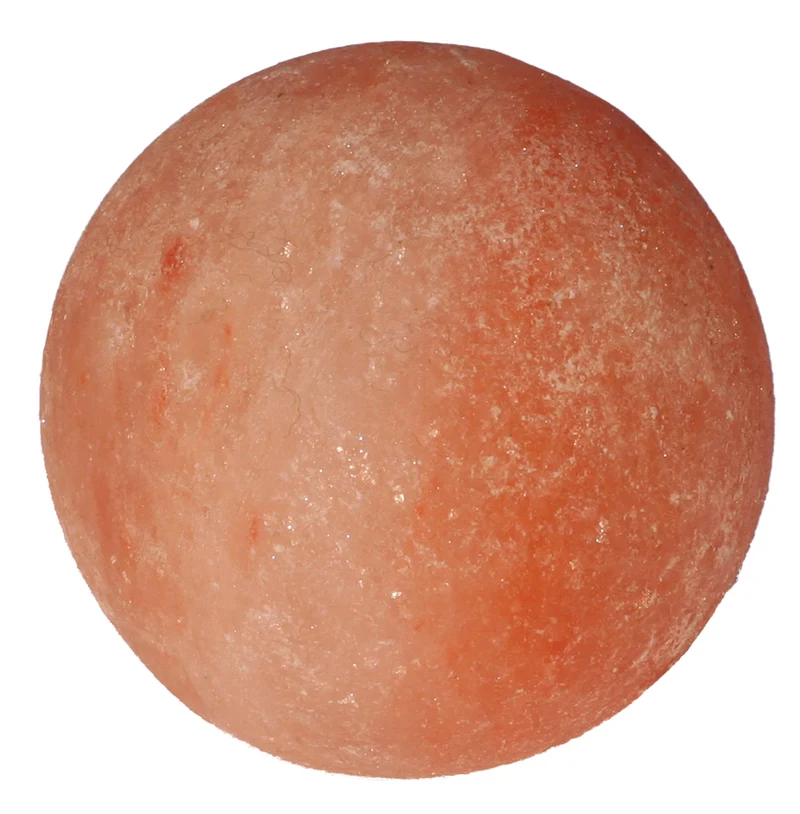 Rosa Salz Massage- & Badekugel Ø 5 cm – 100 % naturreines Himalaya-Kristallsalz für Massage, Hautpflege & Wellness – ideal für Rücken, Nacken, Hände & Fußmassage