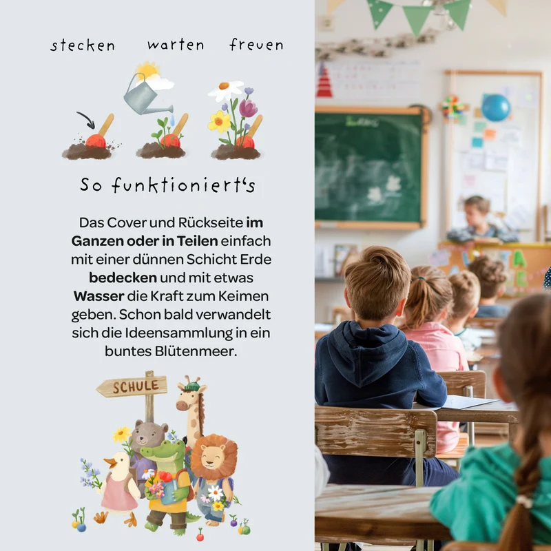 Wachsender Notizblock A6