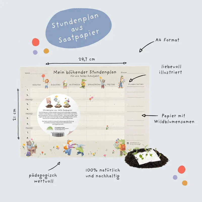 Wachsender Stundenplan