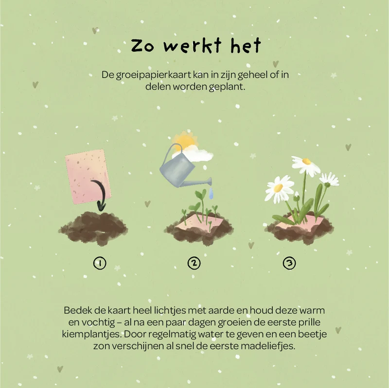 Wenskaart - Heel erg bedankt!