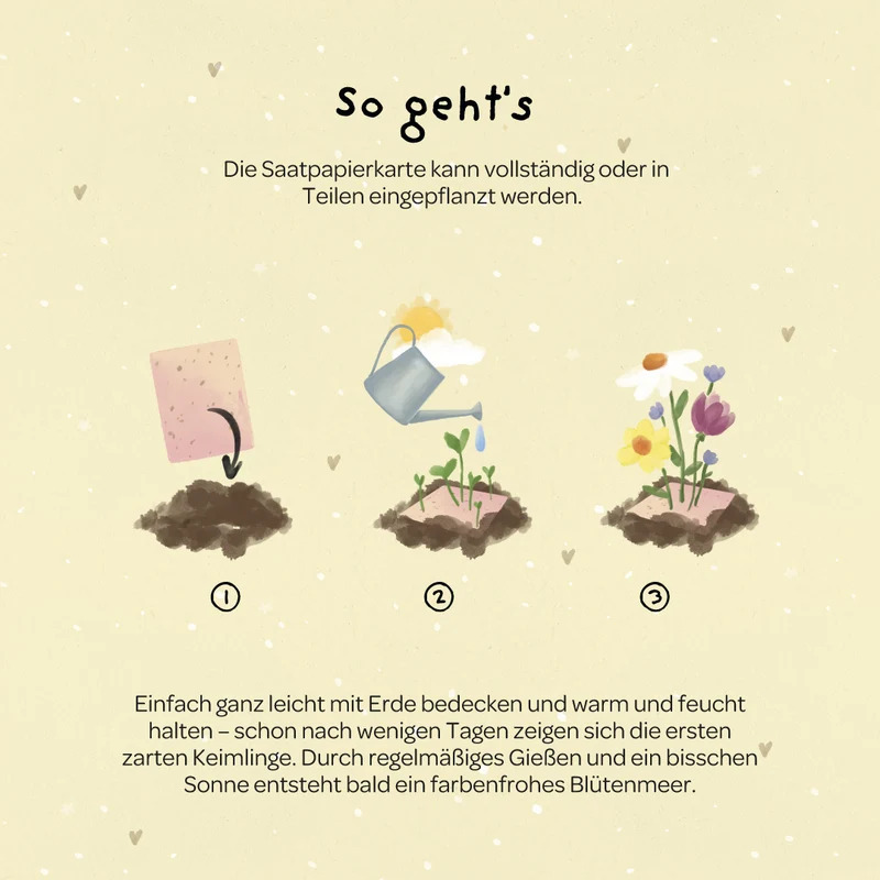 Grußkarte - Hallo Sonnenschein