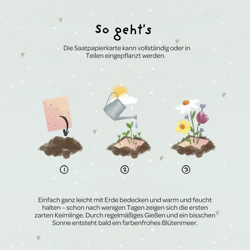 Grußkarte - Bee Happy