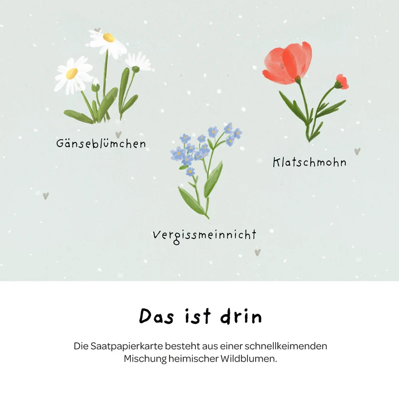 Grußkarte - Bee Happy
