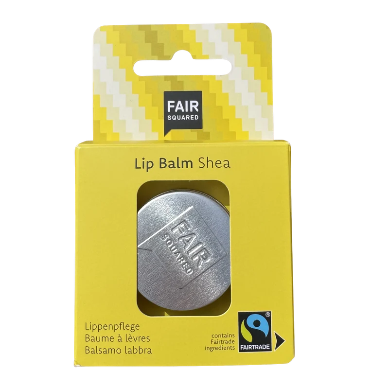 FAIR SQUARED Lip Balm Shea - Vegan & Halal, 12 g