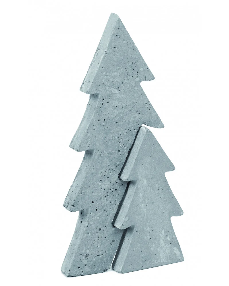 Gießform Tannenbaum 14 x 29 cm | Flexible Weihnachts-Gießform aus PE/LDPE | Für Beton, Gießmasse, Wachs, Seife & Schokolade | Lebensmittelecht
